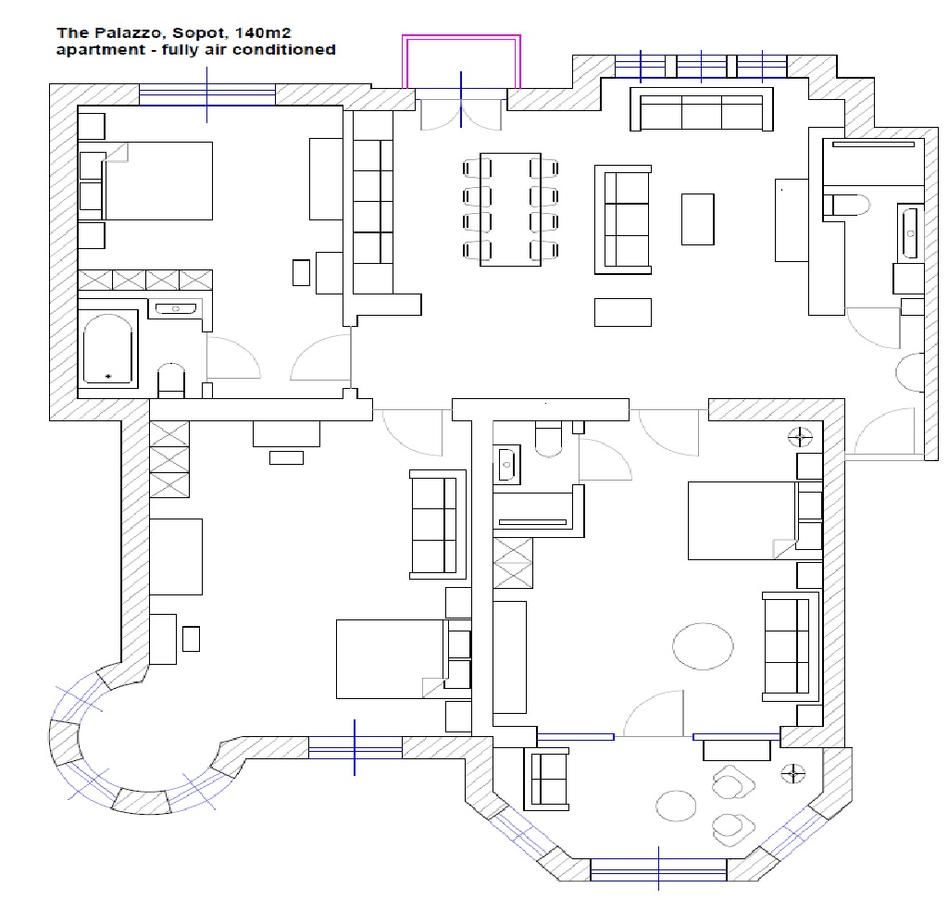 Апартаменты The Palazzo Сопот-14